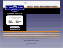 Tablet Screenshot of gatewayrailservices.com